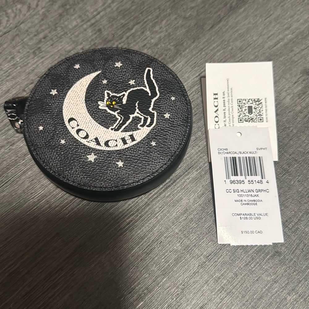 NWT Coach Signature Halloween Graphic Chain Purse